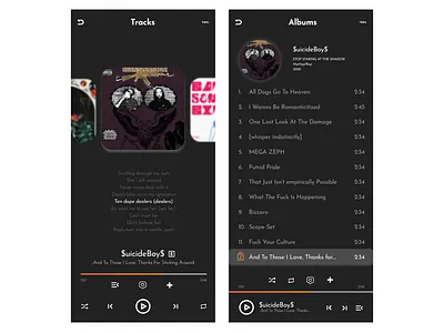 Music Player (UI daily challenge #9)