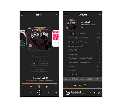 Music Player (UI daily challenge #9)