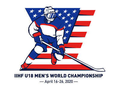 USA Hockey Event Concept branding design graphic design illustration vector