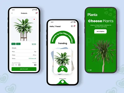 Plants e-commerce Mobile app UI Design app design dribbble illustration indoor indoor ecommerce indoor plant indoor plants iphone mobile app plant plant app tree ui ui design