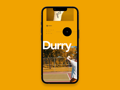 Visualyrics - Durry artist grid grid layout interface lyrics mockup music musician musicvideo spotify ui ux video web design