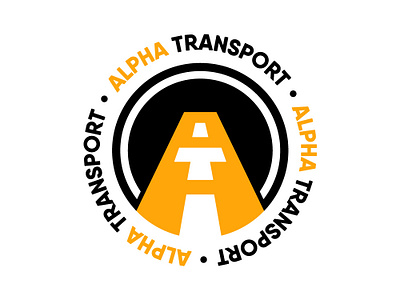 Logo Alpha Transport branding design designer logo vector