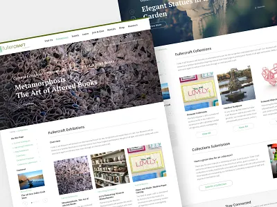 Fullercraft Museum Redesign design events exhibitions museum redesign ui ux website design