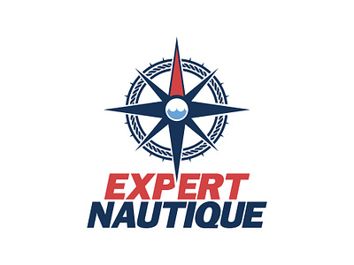 Logo Expert Nautique branding design designer illustration logo typo typography vector