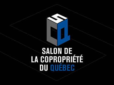 Logo Salon de la copropriété du Québec branding design designer logo typo typography vector