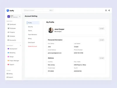 🚀 Clean & Minimal Account Settings UI 🎨 accountsettings dashboarddesign designsystem figma minimalui saas uidesign userexperience uxdesign uxuidesign webapp