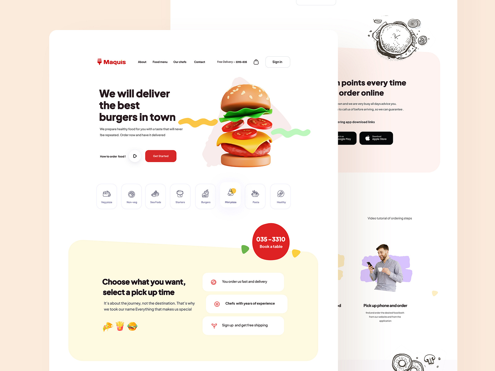 Food Delivery Landing Page By Saeed Yousefi On Dribbble 8516