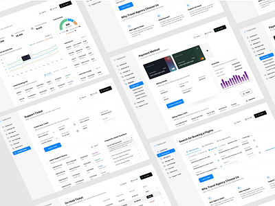 B2B Booking Platform Software animation application b2b booking clean web crm software dashboard flight hotel management software minimal motion graphics prototype software design sofware tour management web web application web ui webapp