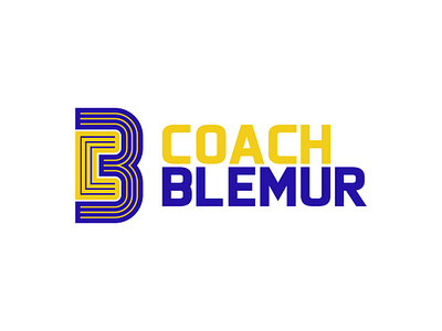 Logo Coach Blemur branding design designer logo typo typography vector