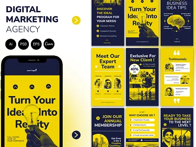 Digital Marketing - Instagram Story agency algorithm analytics branding content digital digitalmarketing engagment graphic design influencer logo marketing media post social strategy