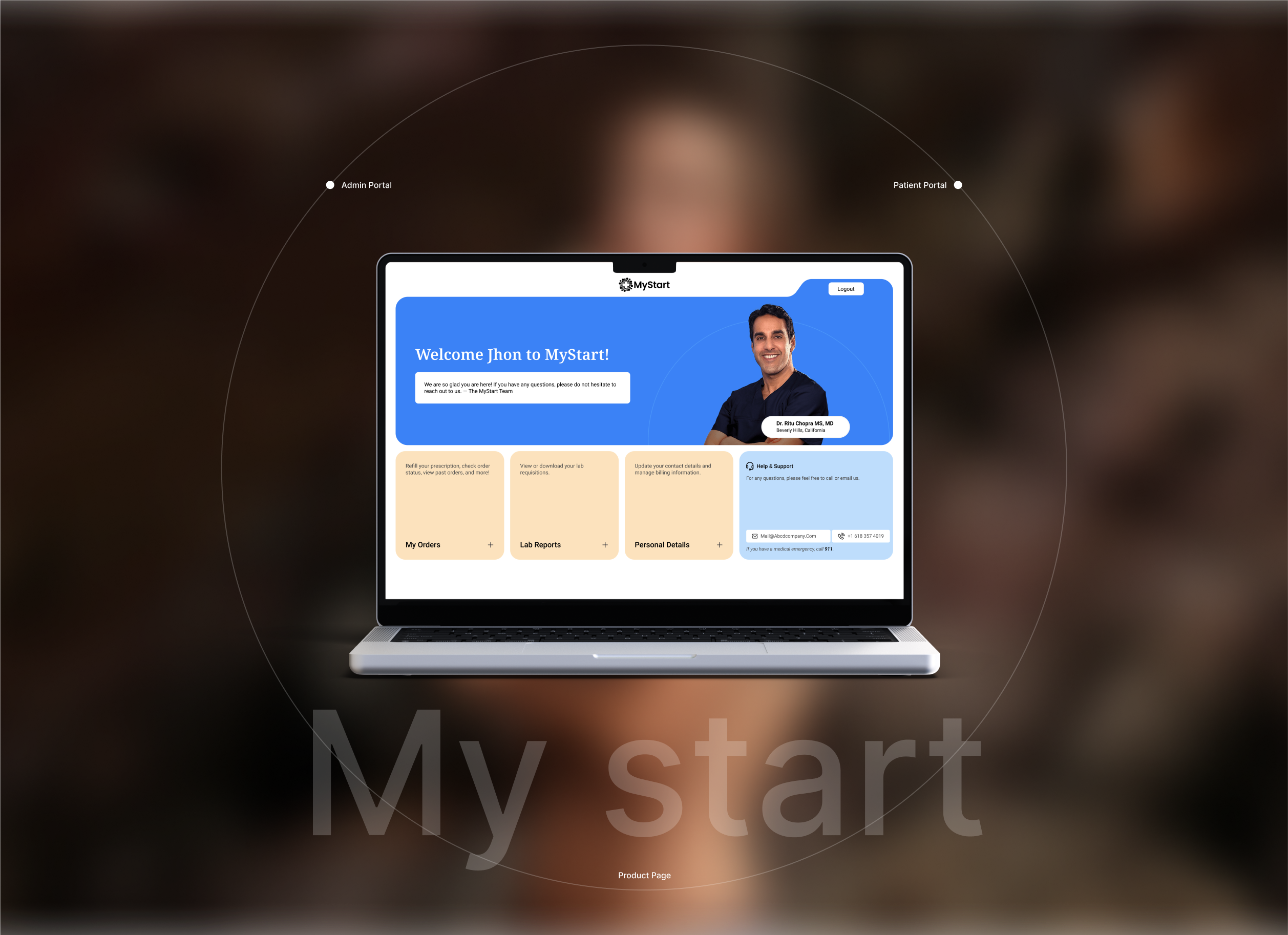 MyStart | Dr Ritu Chopra e commerce landing page my start ui ui ux user experience web page