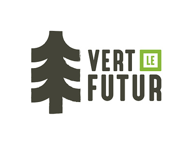 Logo Vert le Futur branding design designer logo vector
