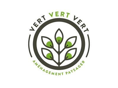 Logo Vert Vert Vert branding design designer logo vector