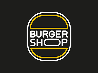 Logo Burger Shop branding design designer logo typo typography vector