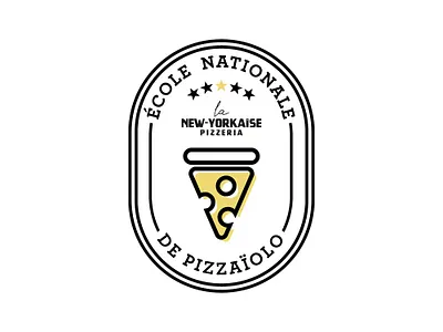 Logo École Nationale de Pizzaïolo branding design designer logo typo typography vector