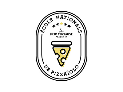 Logo École Nationale de Pizzaïolo branding design designer logo typo typography vector