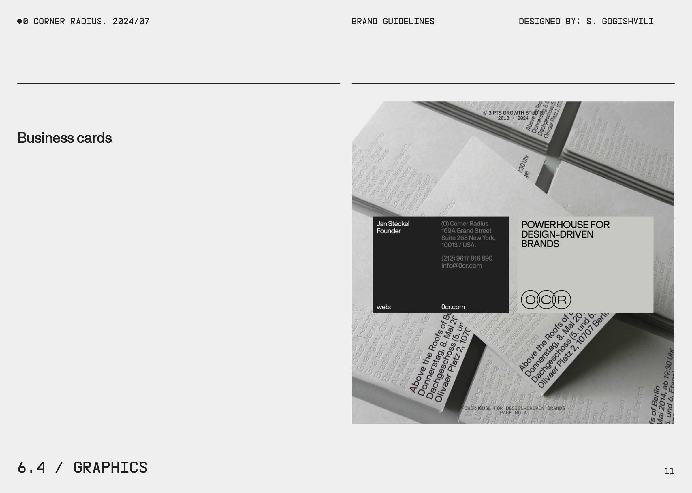 0.CR / Brand Guideline blog branding concept design illustration logo typography ui ux website