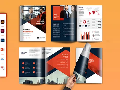 Modern Company Profile & Proposal Design | Professional Business ahsanrasheed ardigitalservices brandingdesign business flyer businesstemplate club flyer companyprofile flyer food flyer food menu graphic design gym flyer health flyer minimalistlayo party flyer poster sports flyer startupdesign