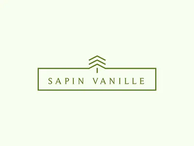 Logo Sapin Vanille branding design designer logo vector