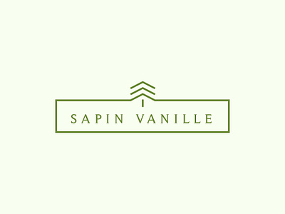 Logo Sapin Vanille branding design designer logo vector