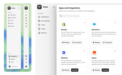 Vulto | Marketplace UI Design animation dashboard marketplace product design saas software ui design ux design uxui web app