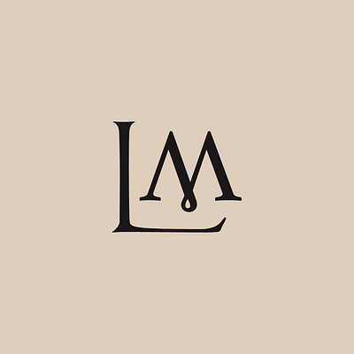 Monogram development for Lottie May branding graphic design logo monogram