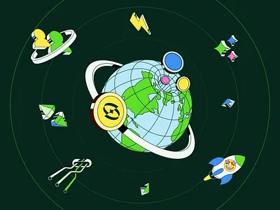 Spark blockchain branding btc crypto community] crypto planet crypto trading cryptoai cryptocurrency drawing identity illustration landing page logo mark symbol tothemoon uidesign website design