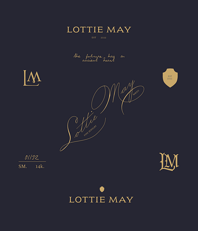 Brand Identity Suite for Lottie May branding graphic design logo