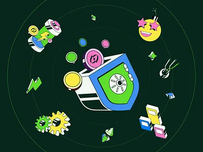 Spark illustrations blockchain branding btc crypto crypto ai cryptocurrency drawing identity illustration logo mark symbol tothemoon ui uidesign