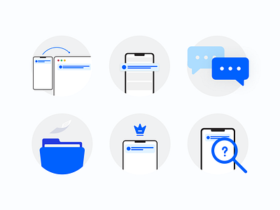 Empty State Illustrations for Notification Management App app daily ui empty states flat vector illustration mobile product design ui uiux web