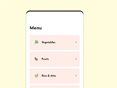 Vertical dropdown category list branding carddesign challenge design dropdown graphic design hype4 illustration logo ui ux