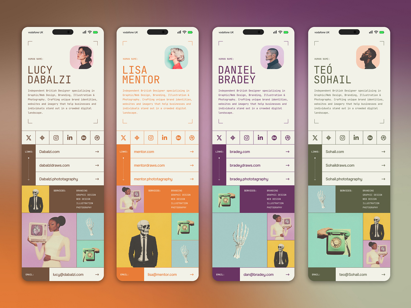 Profile Page Design by Mike Kus on Dribbble