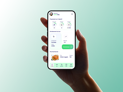 Athlete - AI-Powered Fitness & Nutrition App ai app design fitness fitnessapp fitnessapp ai uiux design sport training trends ui uiux webdesign workout