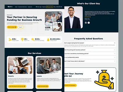 Business Fund Secure Website Design agency branding business corporate design digital figma figmadesign landing page landingpage logo marketing productdesign salespage uiux web web template webdesign website webtemplate
