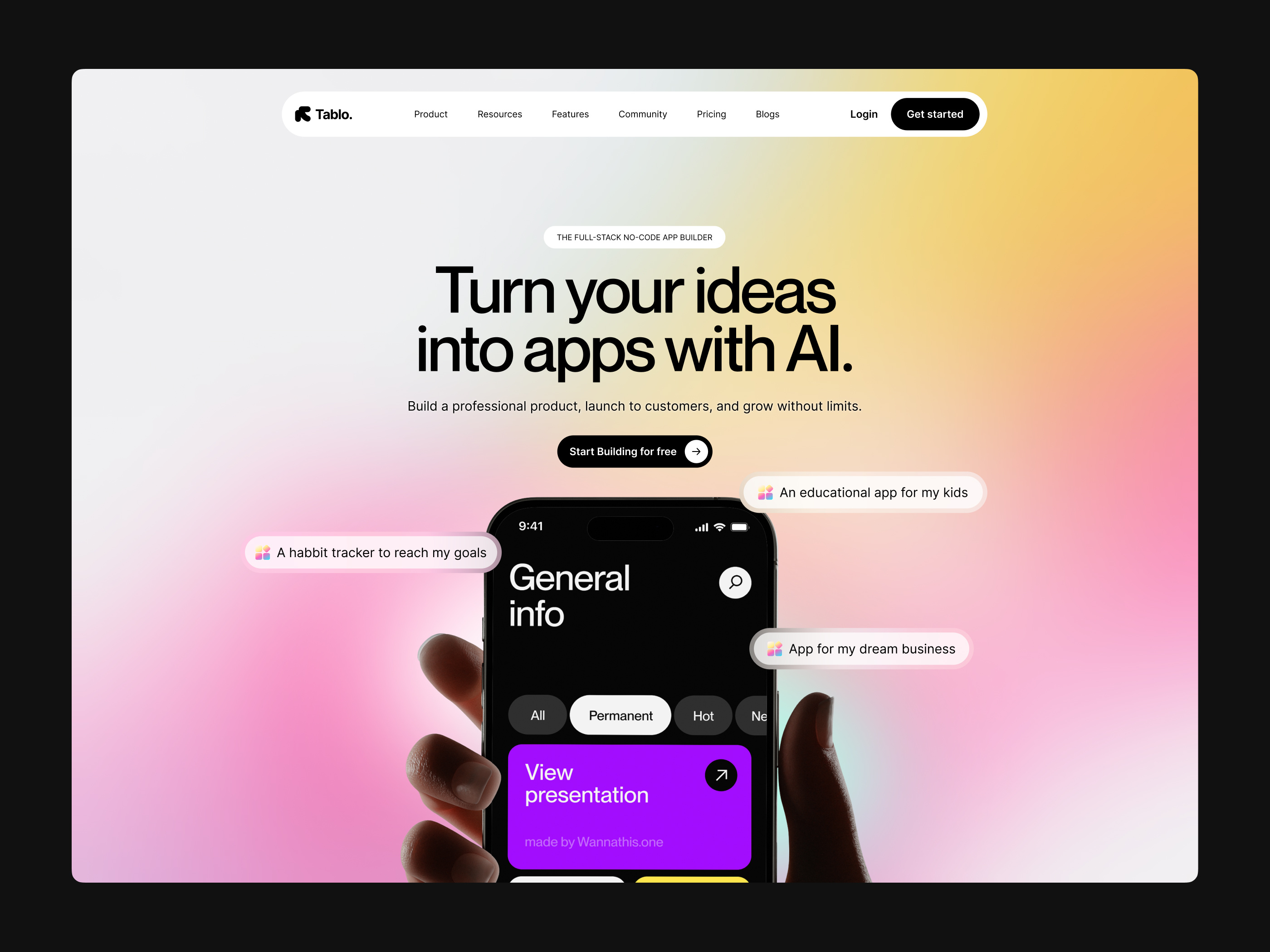 Example of Creative Landing Page Design