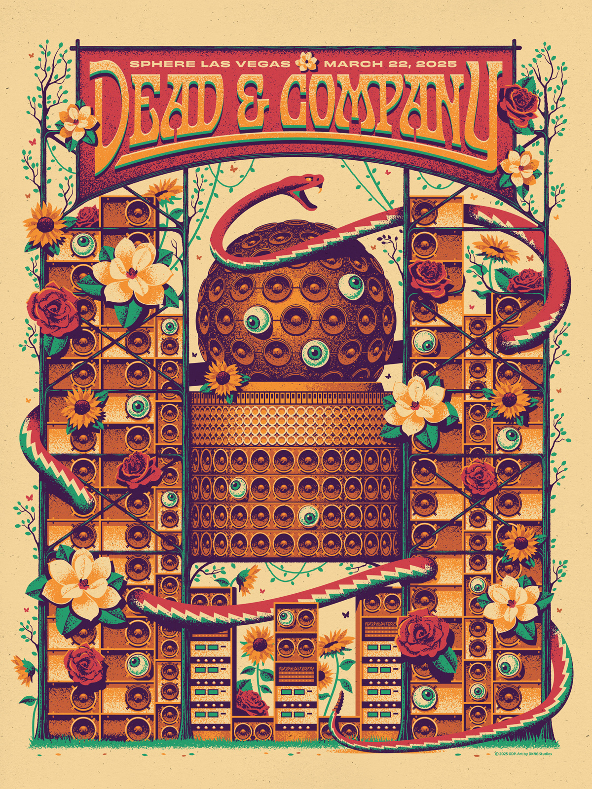 Dead & Co. Posters by DKNG