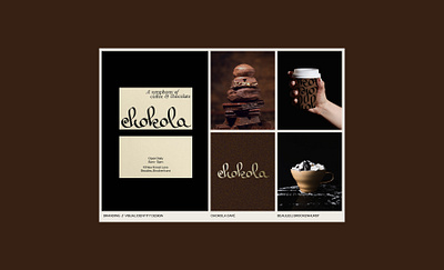Chokola – Brand Identity black bold brand identity branding cafe branding elegant graphic design logo restaraunt branding visual identity