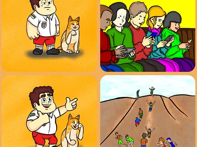 No,yeah graphic design illustration