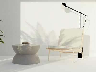 3D Minimalist Neutral Interior 3d 3d art calm design minimal minimalist neutral