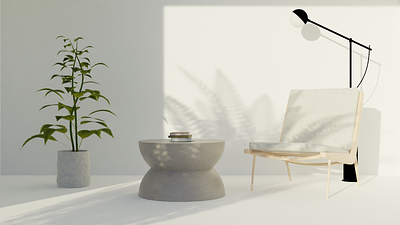 3D Minimalist Neutral Interior 3d 3d art calm design minimal minimalist neutral