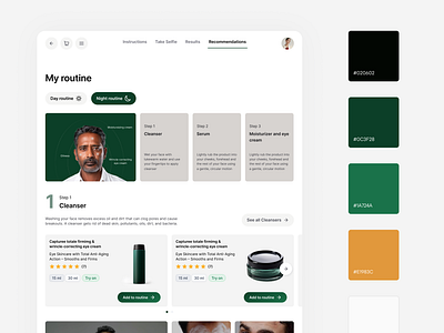 Mystique - Skincare Kiosk App app design application beauty design figma kiosk skincare ui uiux design user interface ux web app webdesign