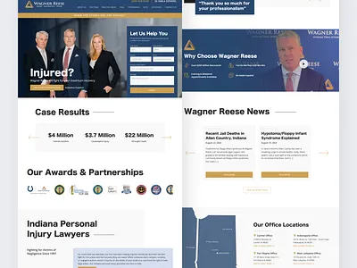 Redesign Landing Page figma landing landing page lawyer lawyer company redesign ui uiux design user interface ux webdesign
