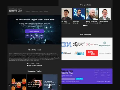 Crypto Meets UX – CoinGuard Expo UI Breakdown app crypto design figma graphic design ui uiux design ux website