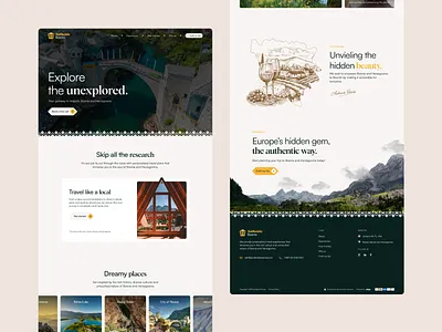 Authentic Bosnia - Travel website authentic authentic website bosnia bosnia website travel travel design travel web design travel website web web design webflow webflow website