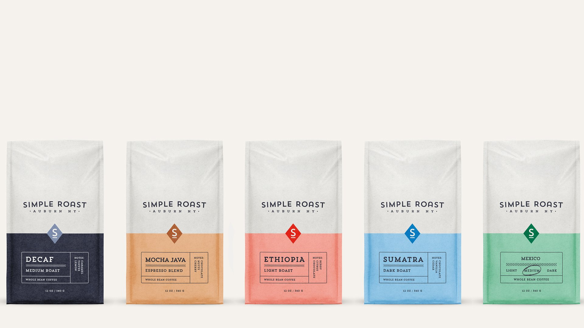 Simple Roast Coffee coffee design packaging print