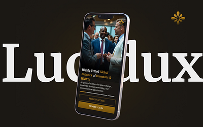 Lucidux - AI Powered Business Networking App animation graphic design ui