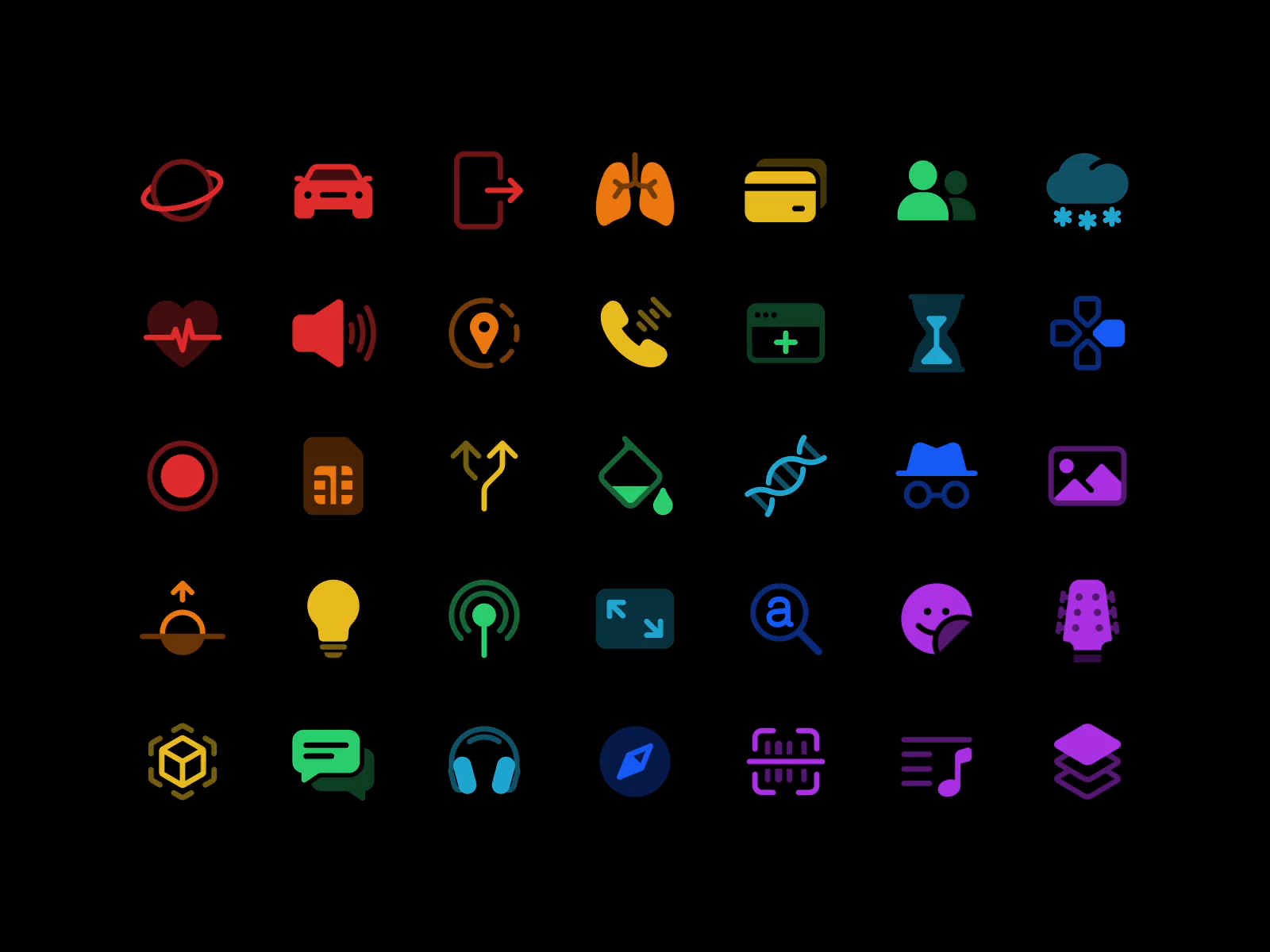 OpenIcons by Yevhen Yurchuk on Dribbble