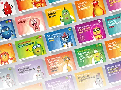 Eduterapeutica monsters box boxes cute education merlo monsters packaging serie