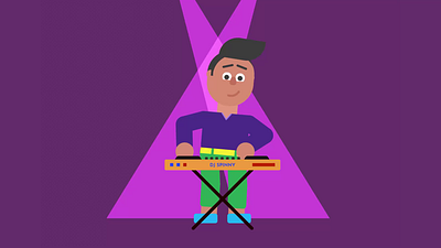 Say hi to DJ Spinny xD 2danimation animation characteranimation characterdesign dj illustration motion graphics music spinning