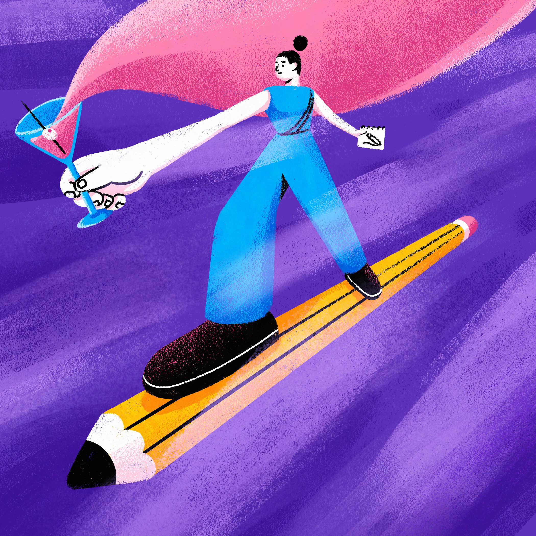 Drink and Draw 2nd edition adobe fresco draw drink drink and draw illustration pencil procreate textures